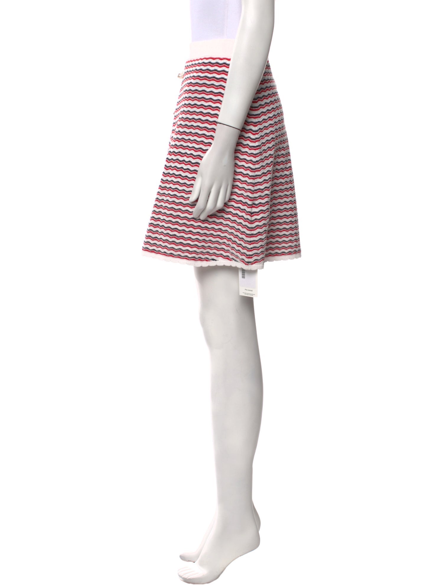 Adam Lippes Striped Mini Skirt