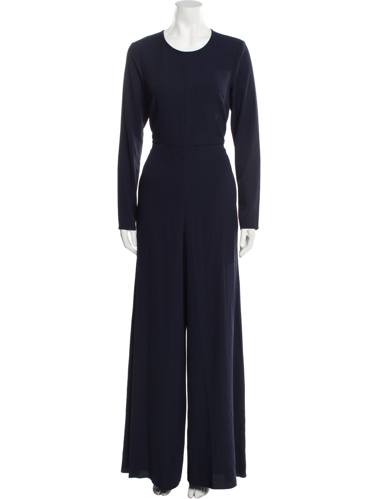 Adam Lippes Silk Crew Neck Jumpsuit