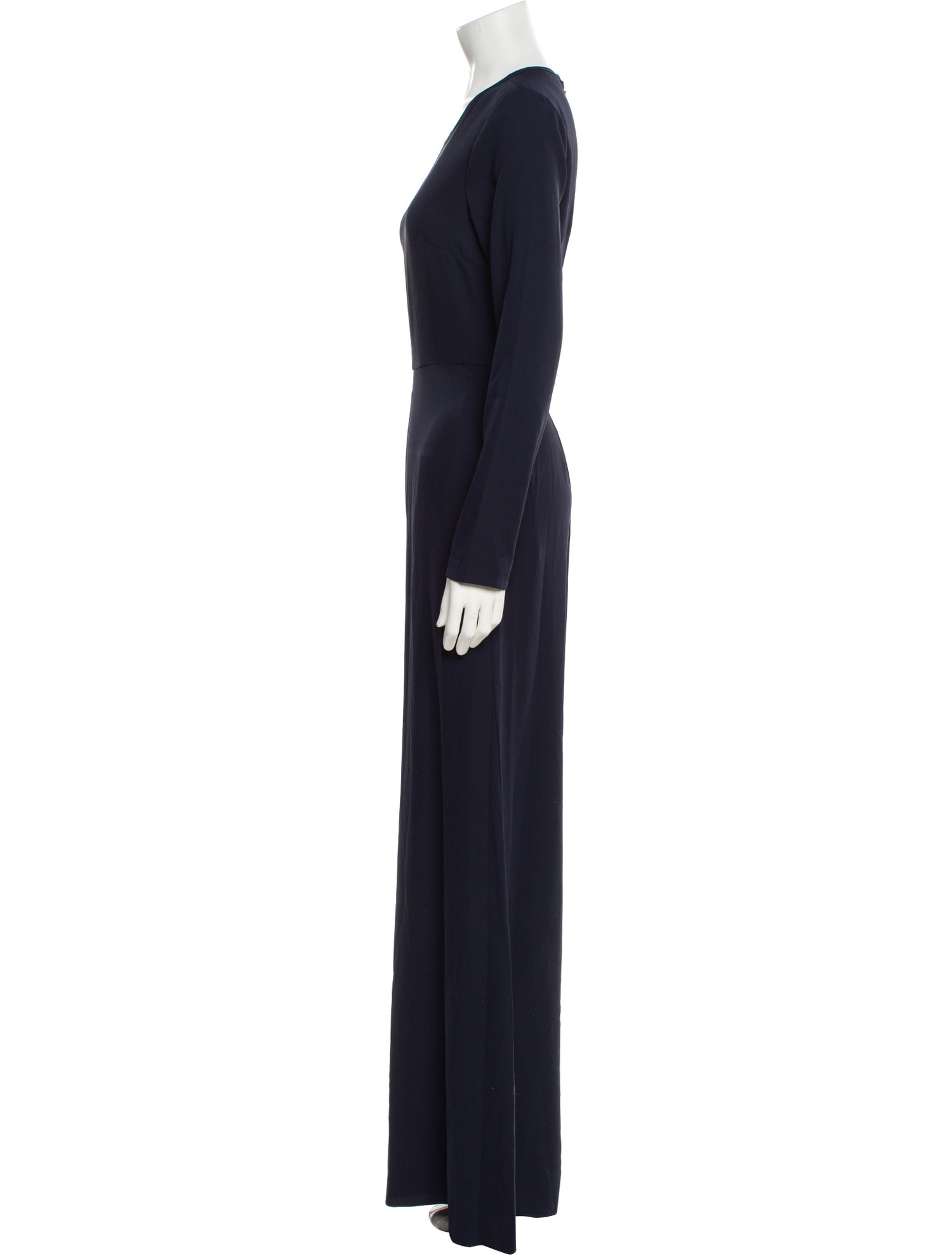 Adam Lippes Silk Crew Neck Jumpsuit