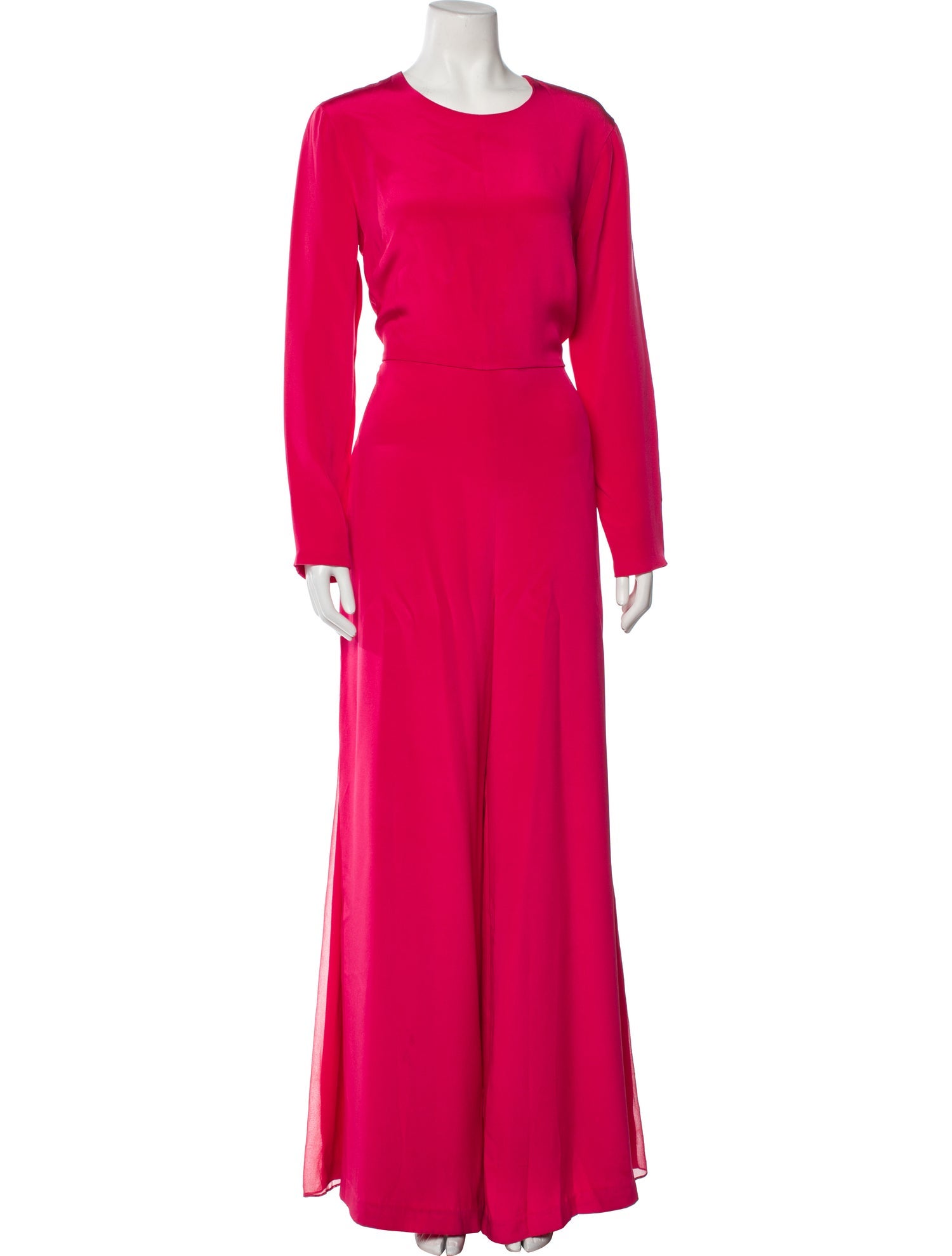 Adam Lippes Silk Crew Neck Jumpsuit