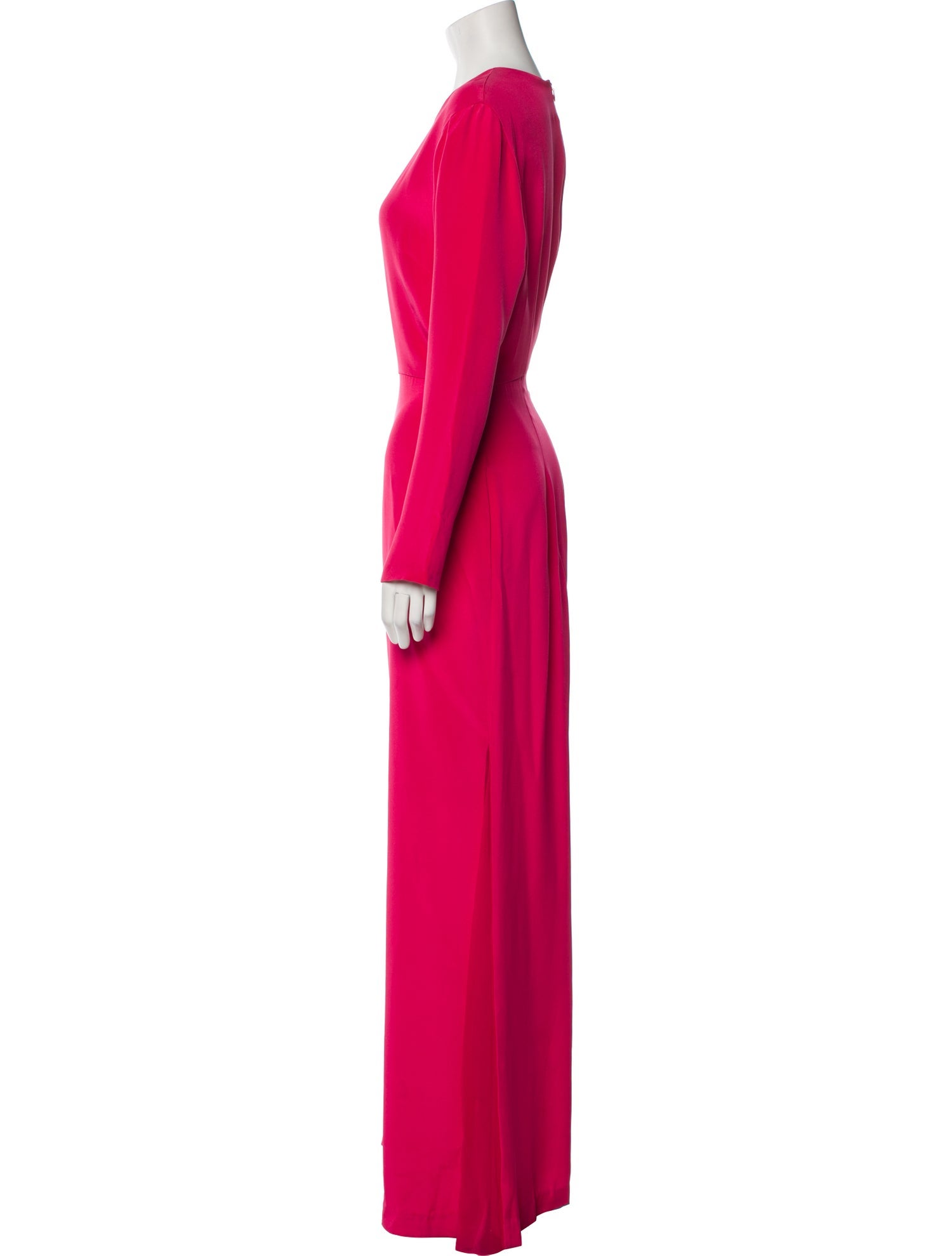 Adam Lippes Silk Crew Neck Jumpsuit