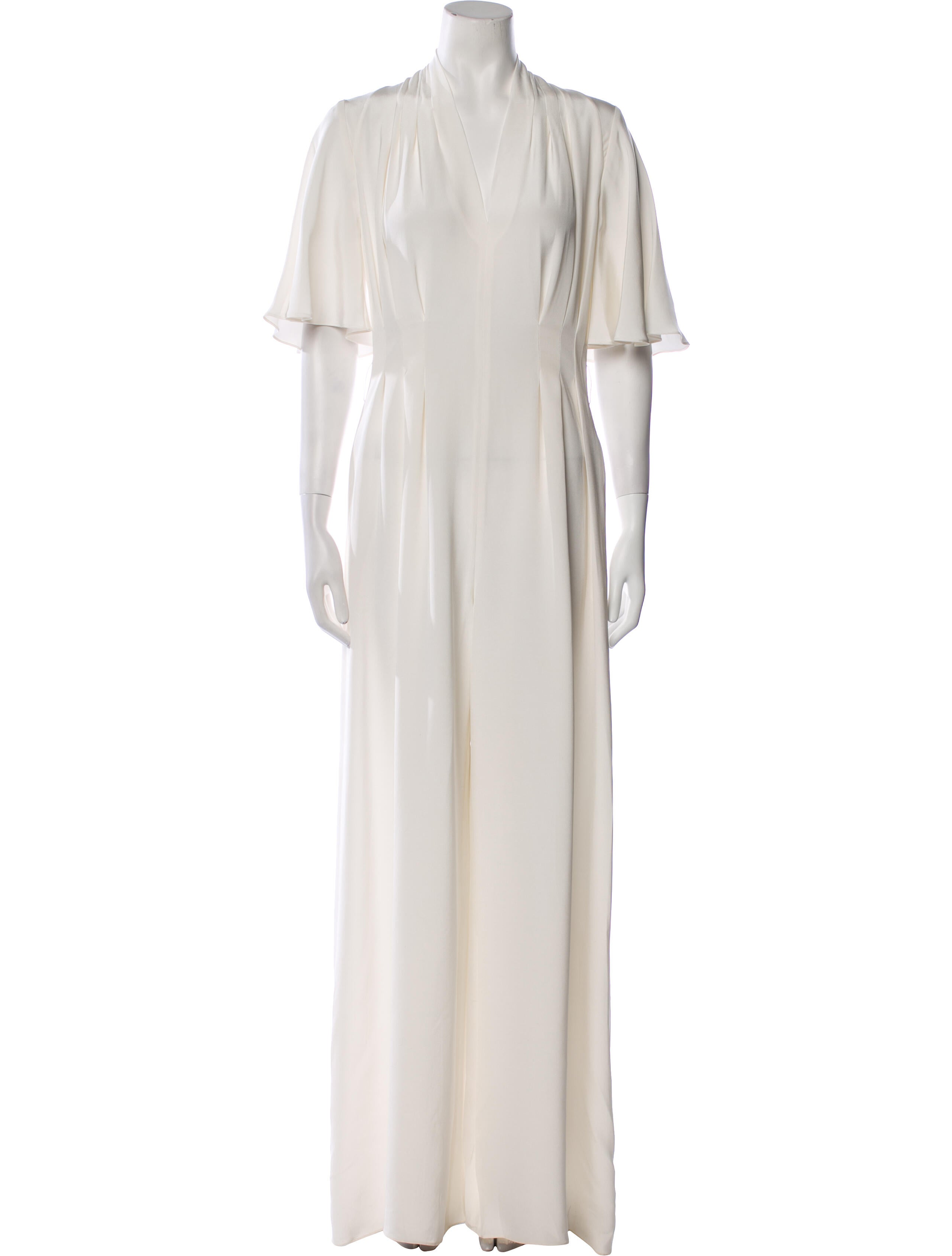 Adam Lippes Plunge Neckline Jumpsuit