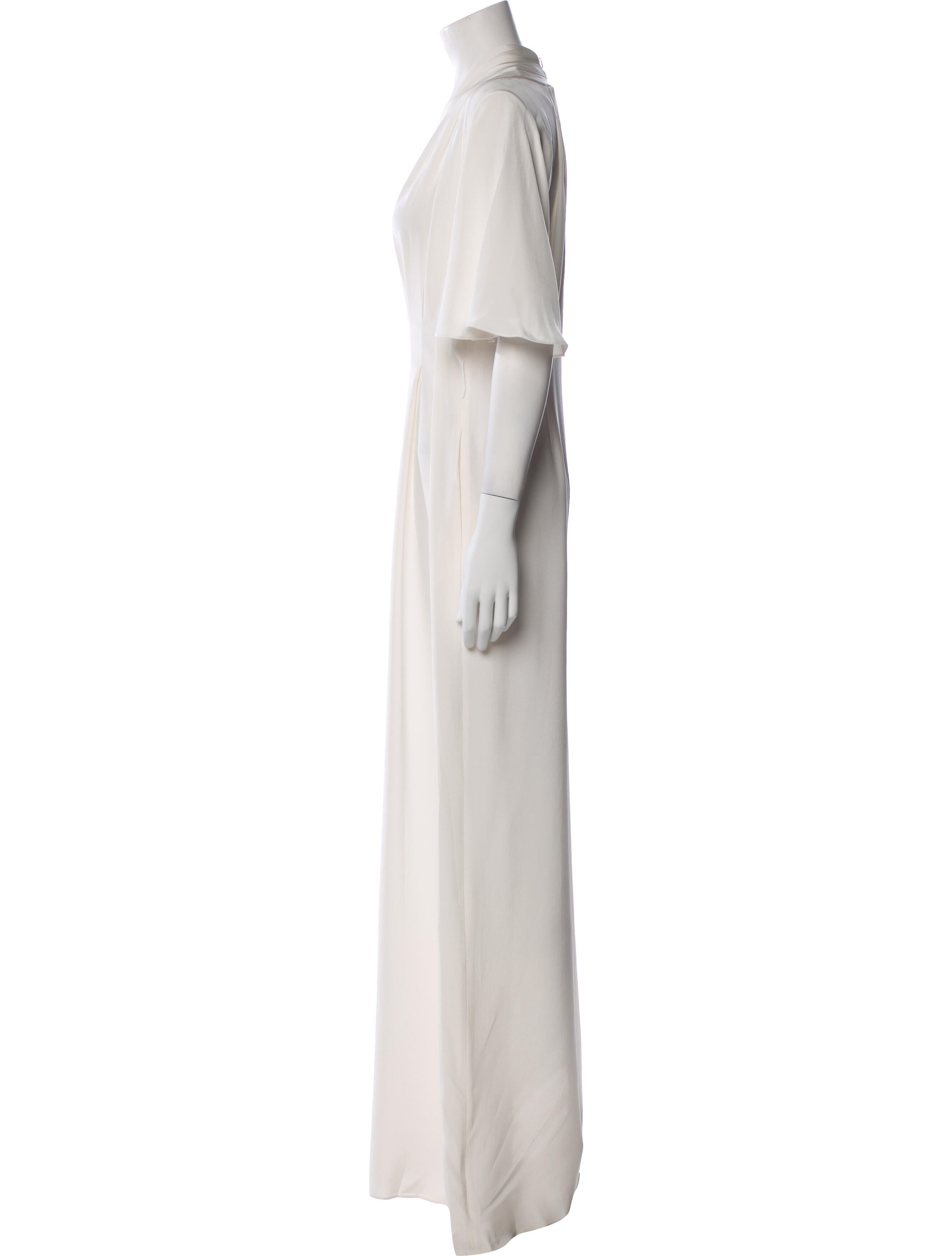 Adam Lippes Plunge Neckline Jumpsuit