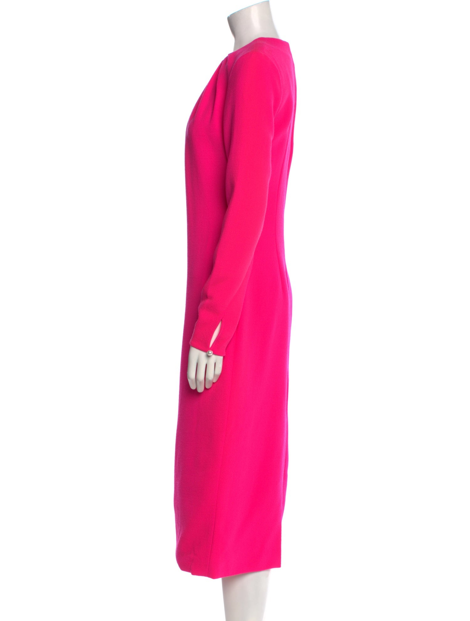 Adam Lippes Crew Neck Midi Length Dress