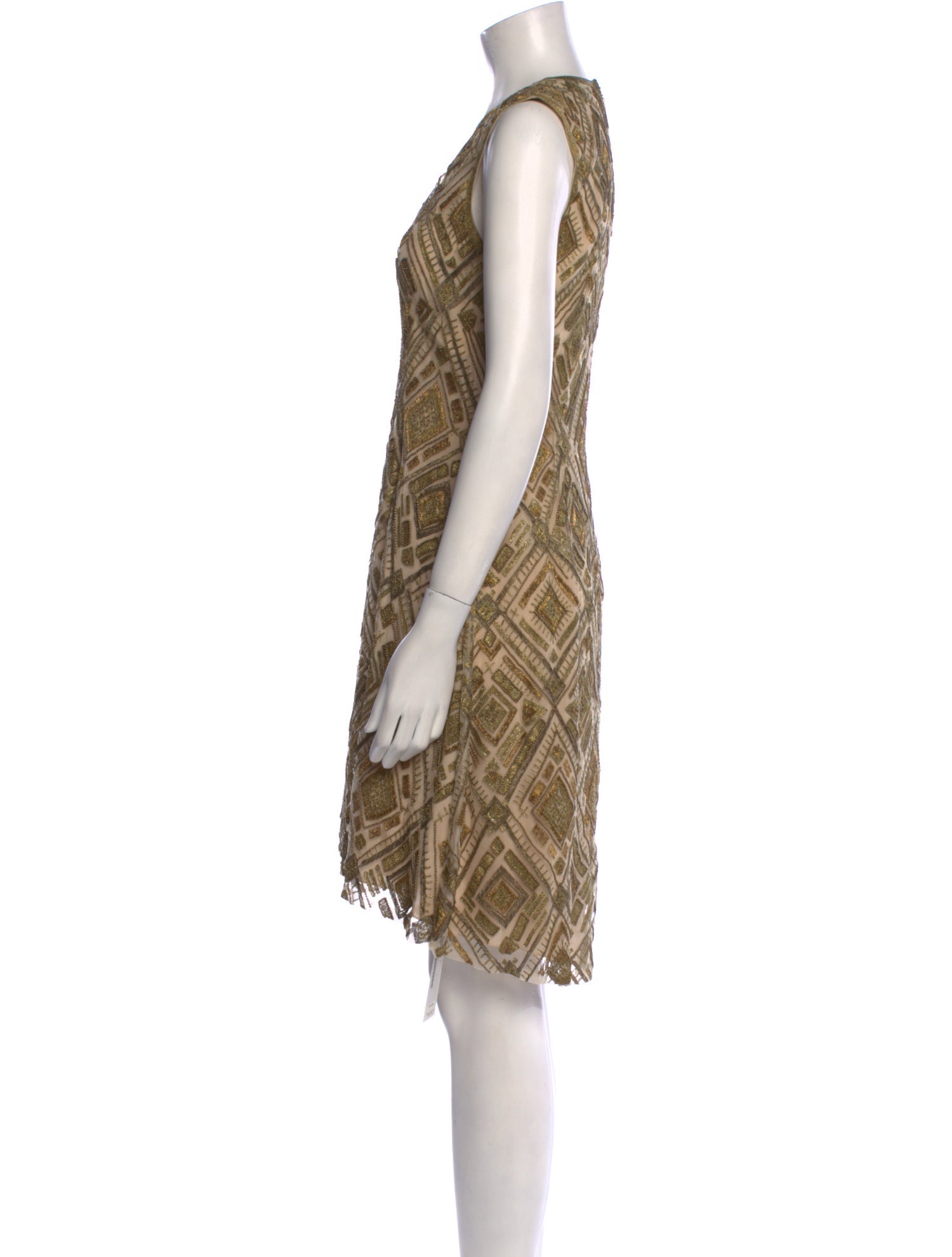 Adam Lippes Printed Knee-Length Dress