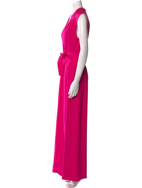 Adam Lippes Silk V-Neck Jumpsuit