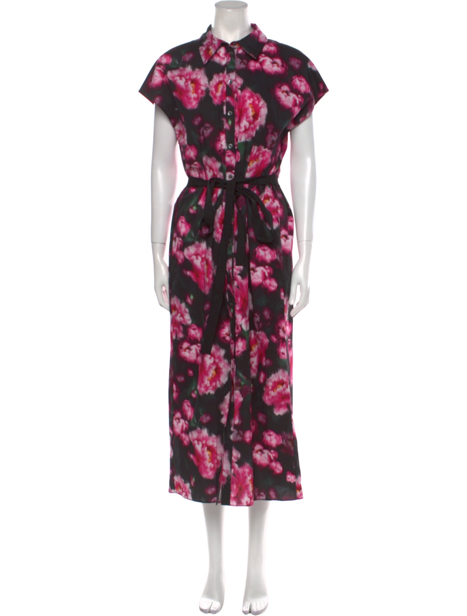 Adam Lippes Floral Print Long Dress