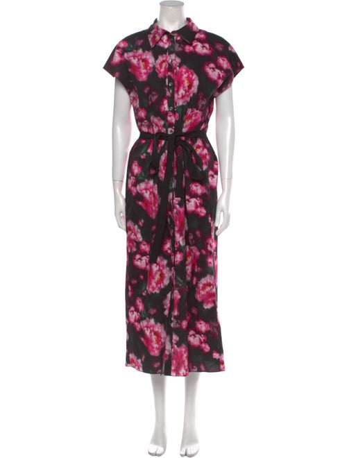Adam Lippes Floral Print Long Dress
