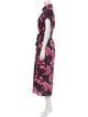 Adam Lippes Floral Print Long Dress