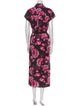 Adam Lippes Floral Print Long Dress