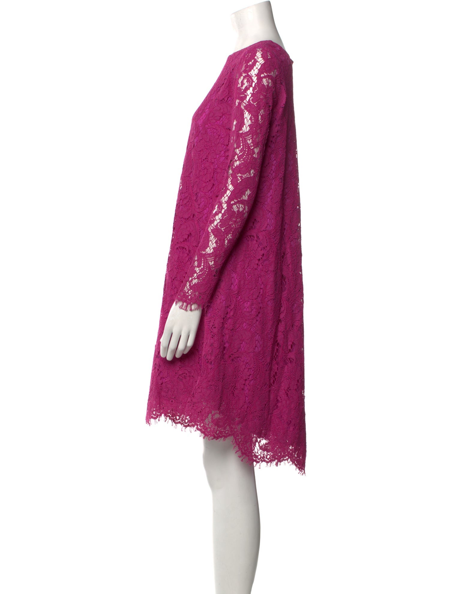 Adam Lippes Lace Pattern Knee-Length Dress