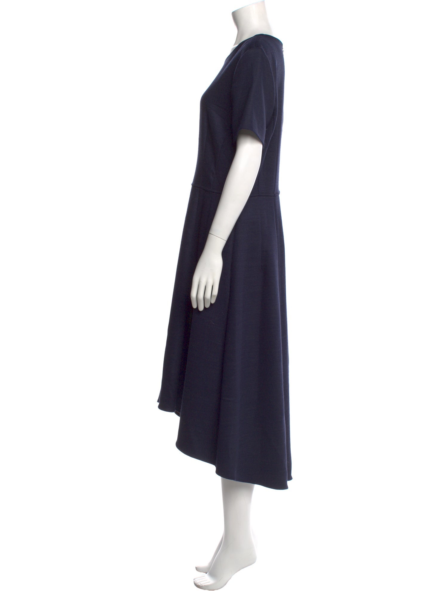 Adam Lippes Crew Neck Midi Length Dress