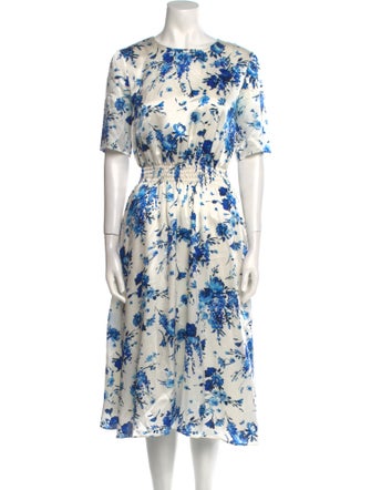 Adam Lippes Satin Midi Length Dress