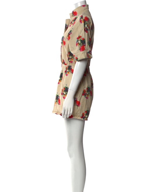Adam Lippes Floral Print Romper
