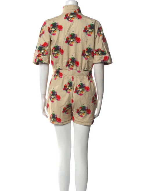 Adam Lippes Floral Print Romper