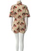 Adam Lippes Floral Print Romper