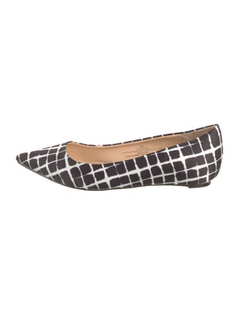 Adam Lippes Nylon Printed Ballet Flats