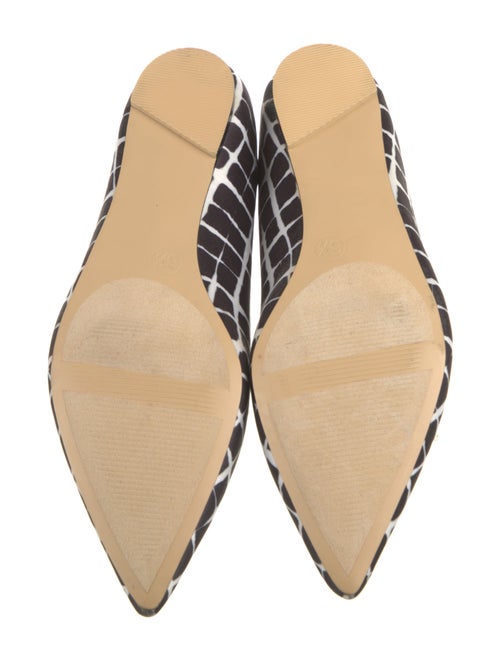 Adam Lippes Nylon Printed Ballet Flats