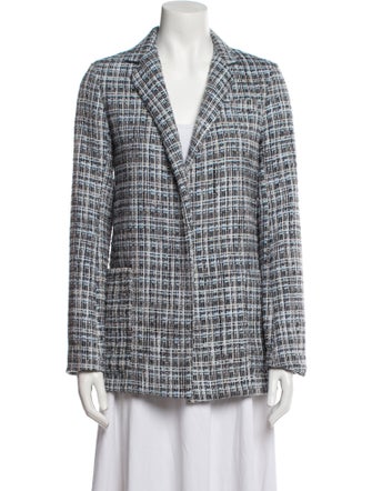 Adam Lippes Tweed Pattern Blazer