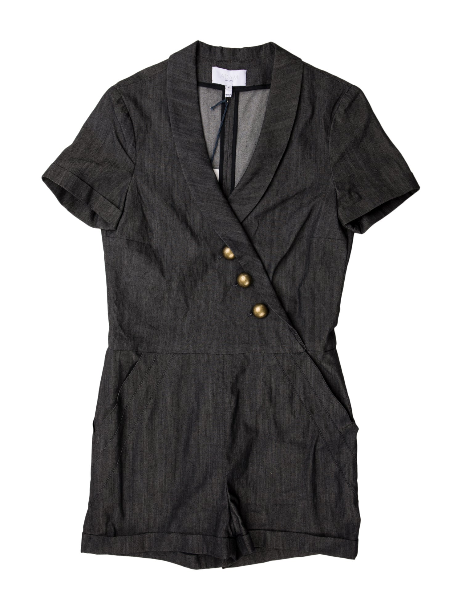Adam Lippes V-Neck Romper w/ Tags