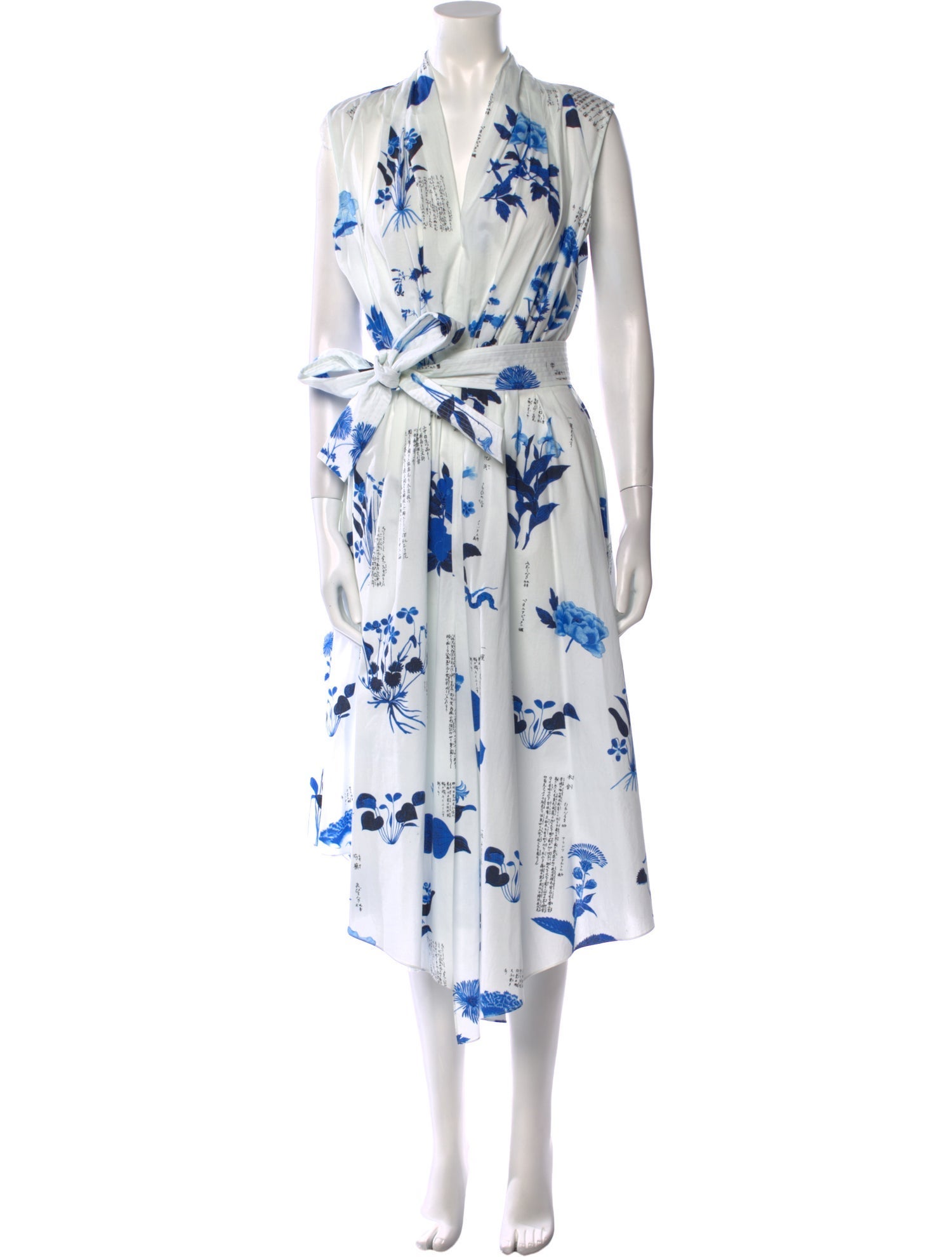 Adam Lippes Floral Print Long Dress