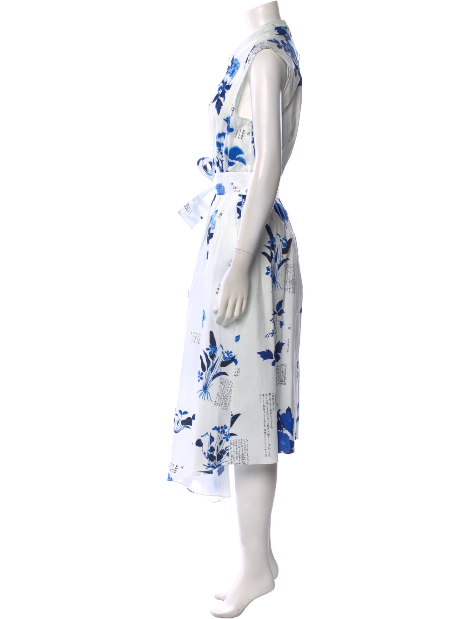 Adam Lippes Floral Print Long Dress