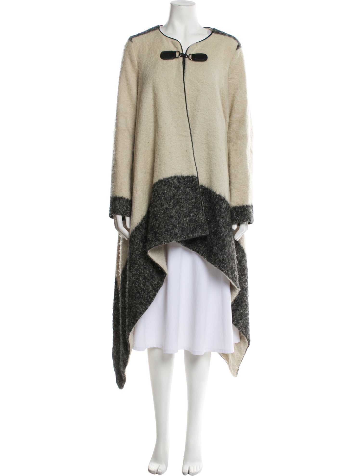 Adam Lippes Colorblock Pattern Coat