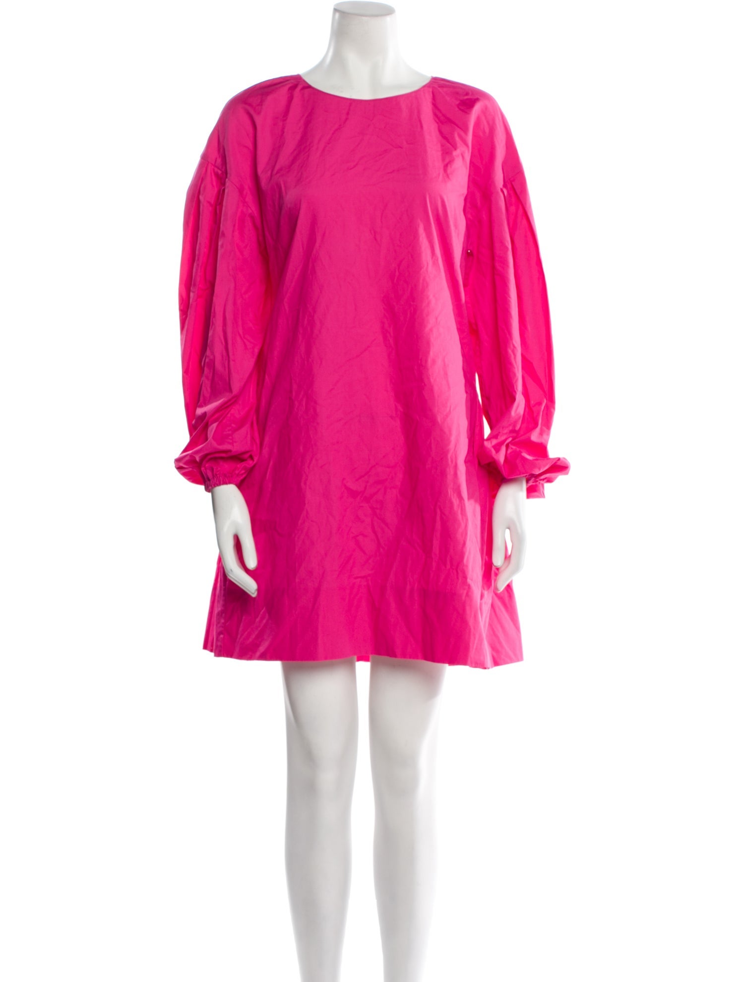 Adam Lippes Crew Neck Mini Dress