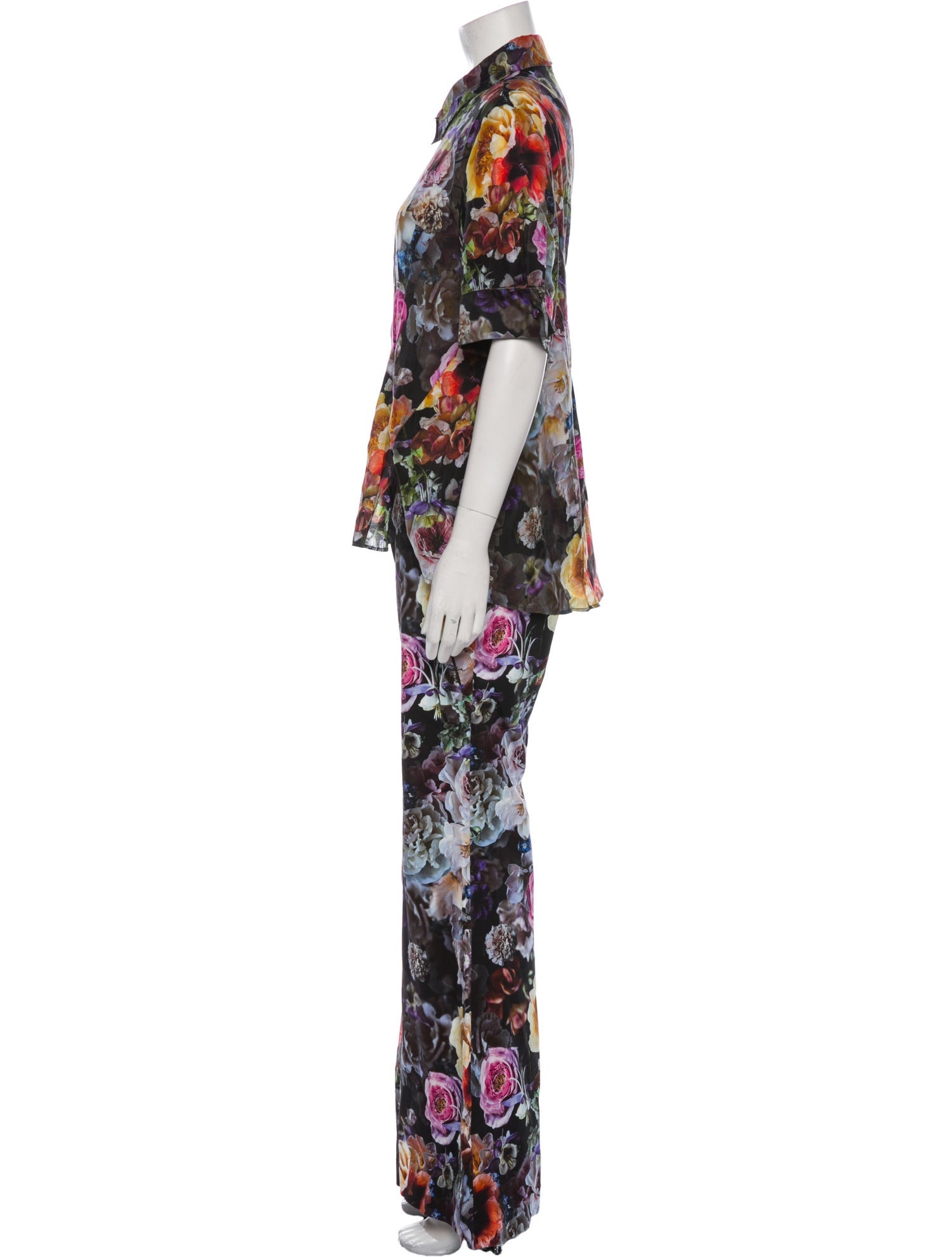 Adam Lippes Floral Print Pant Set