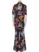 Adam Lippes Floral Print Pant Set