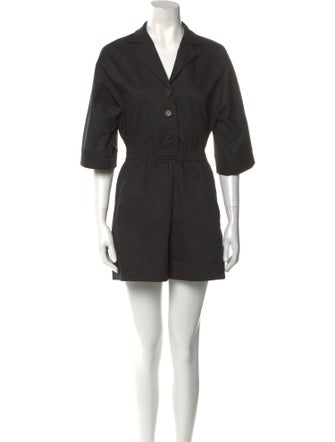 Adam Lippes V-Neck Romper