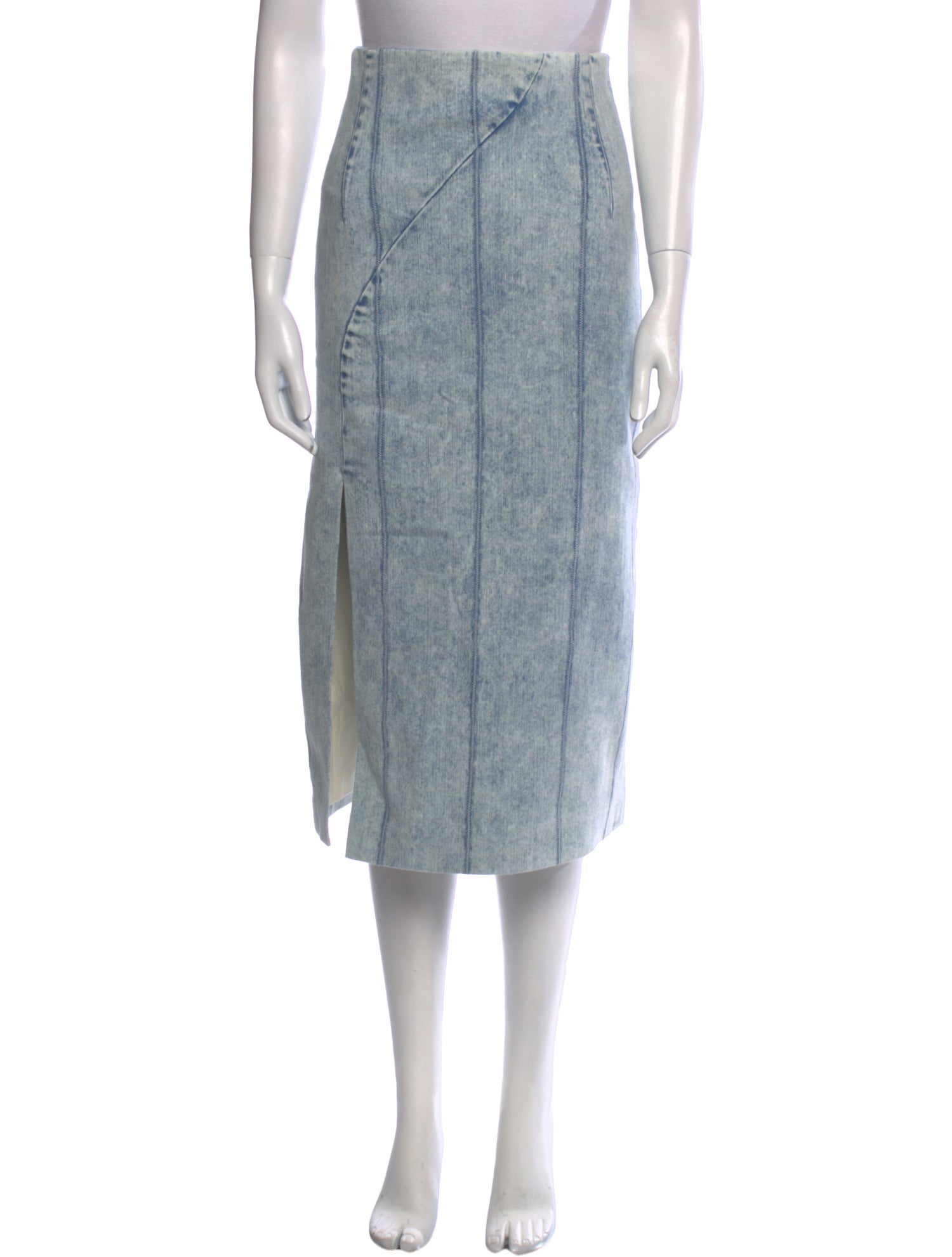 Adam Lippes Cutout Accent Midi Length Skirt