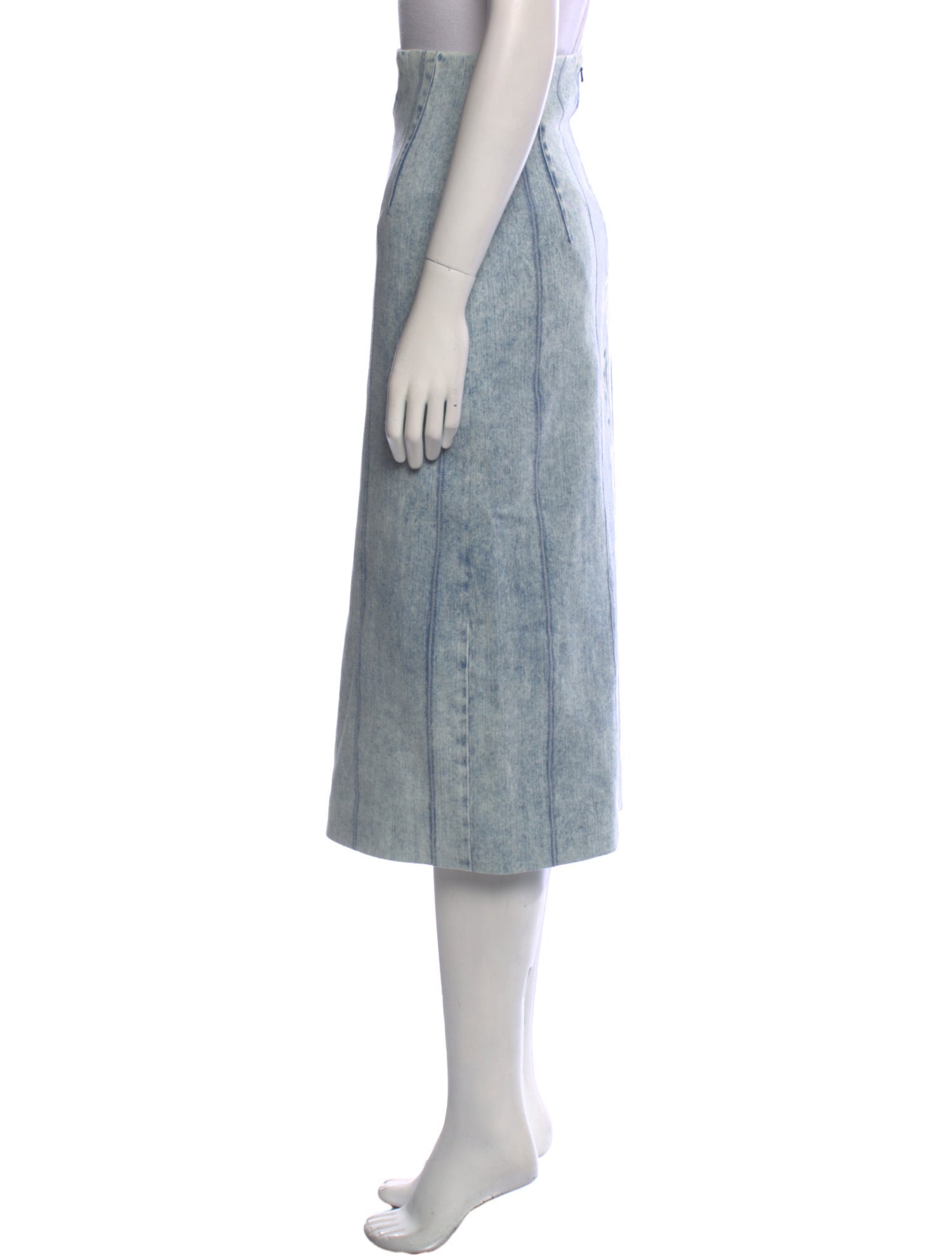 Adam Lippes Cutout Accent Midi Length Skirt