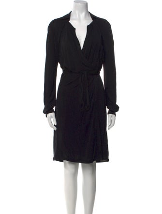 Adam Lippes V-Neck Knee-Length Dress