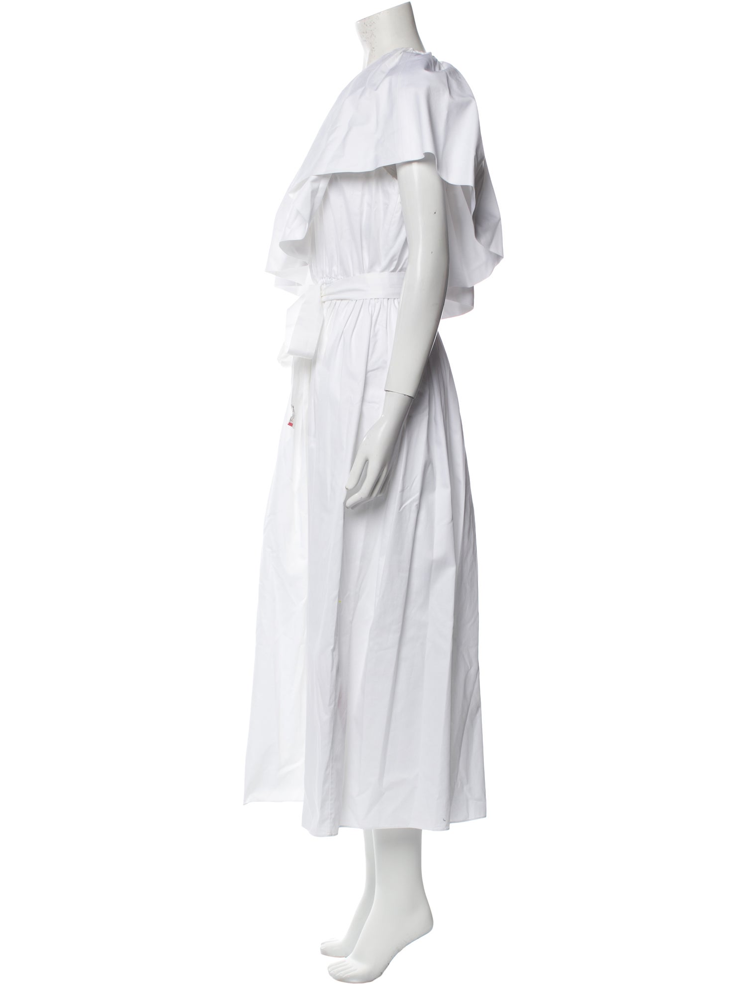 Adam Lippes One-Shoulder Long Dress