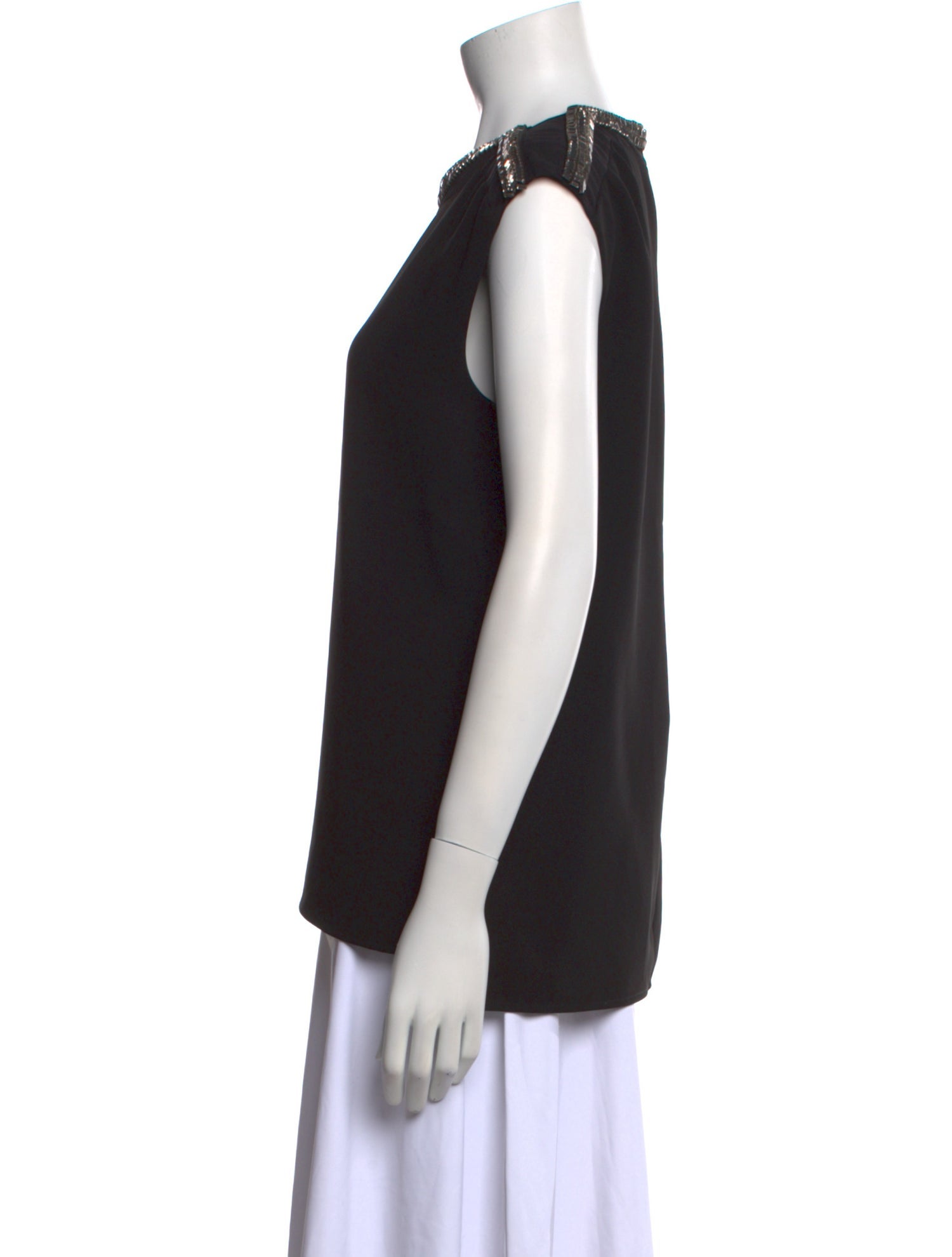 Adam Lippes Crew Neck Short Sleeve Sweatshirt