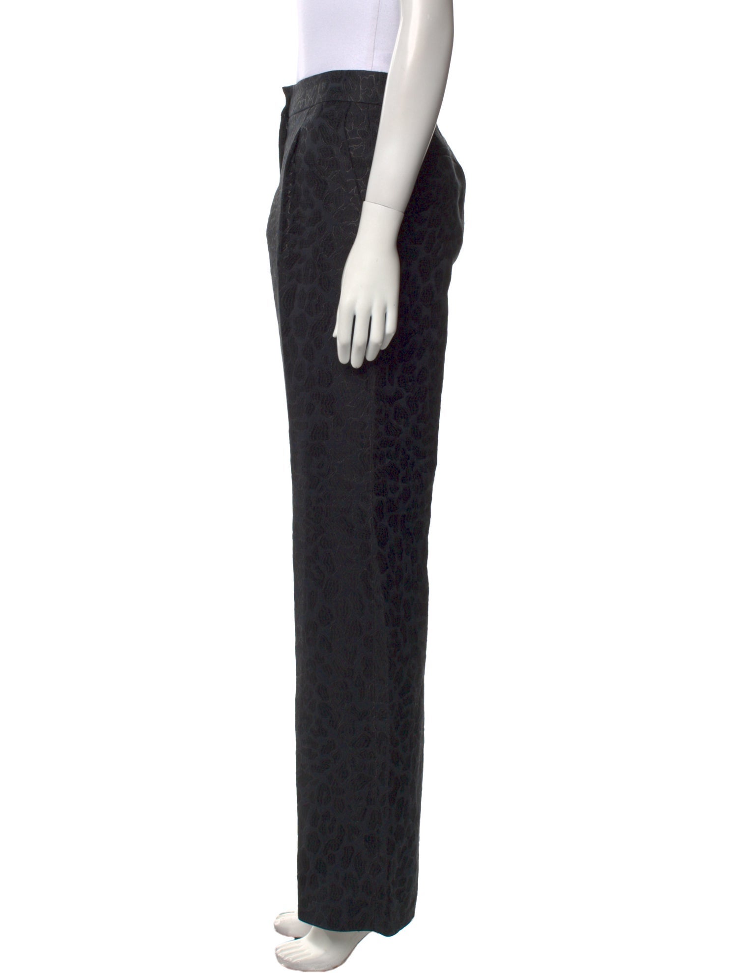 Adam Lippes Lace Pattern Wide Leg Pants