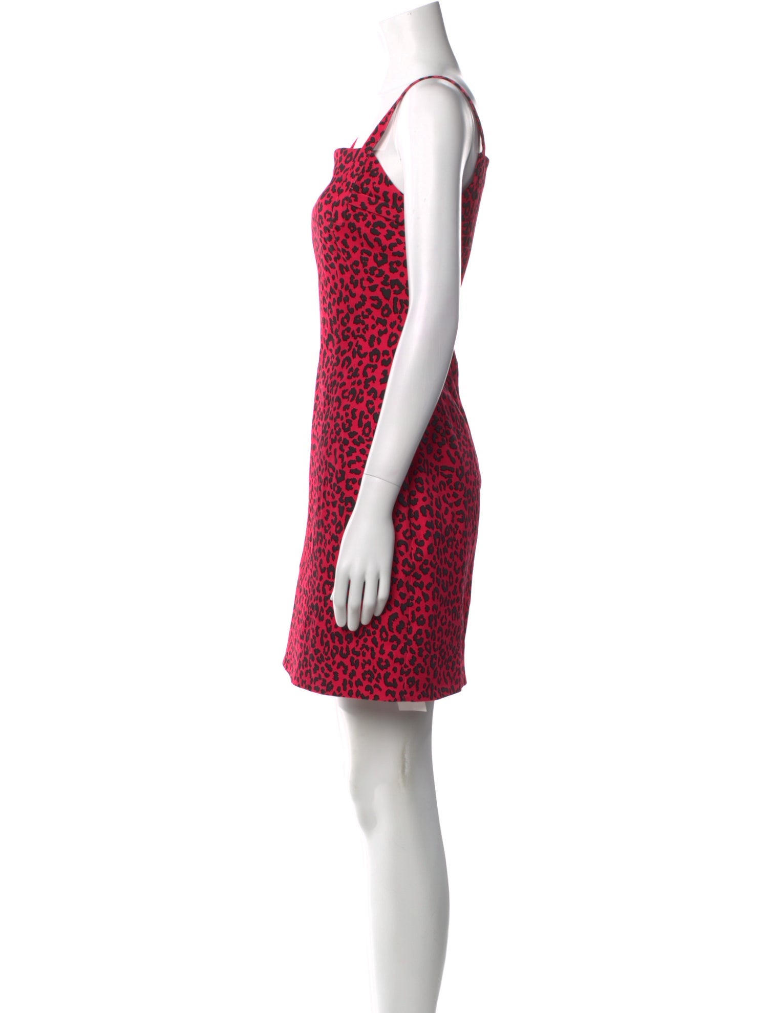 Adam Lippes Animal Print Mini Dress