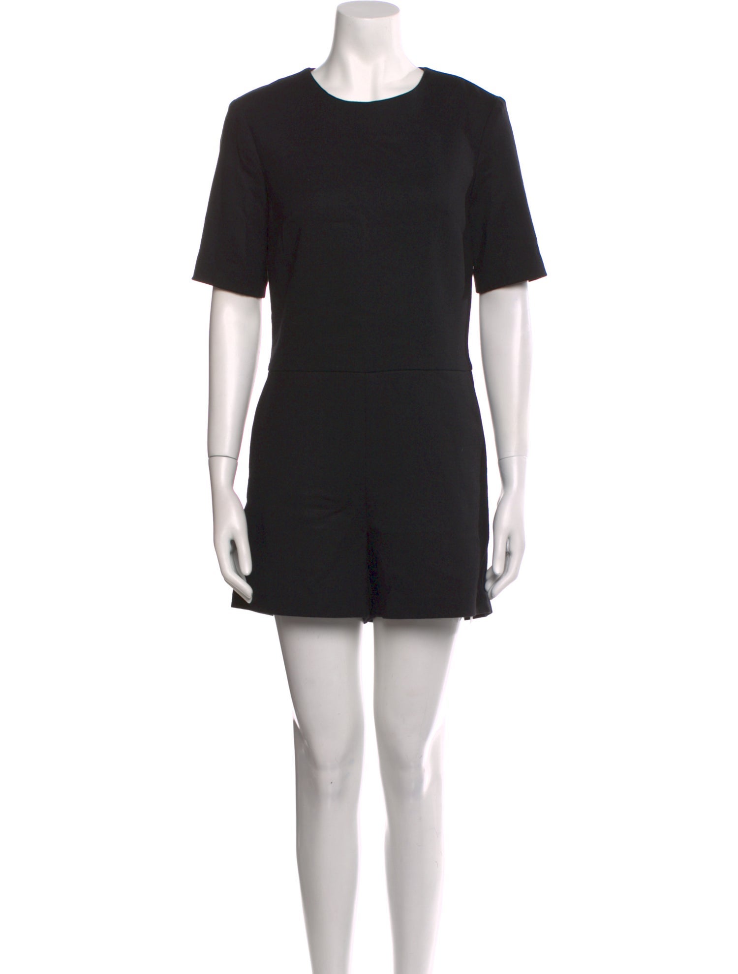 Adam Lippes Wool Crew Neck Romper