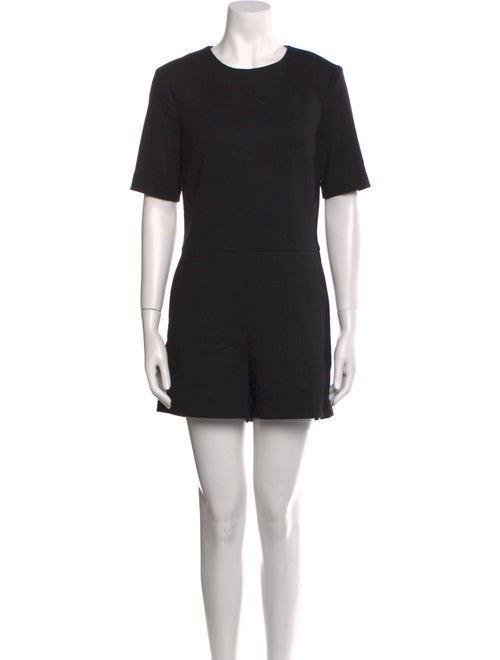 Adam Lippes Wool Crew Neck Romper
