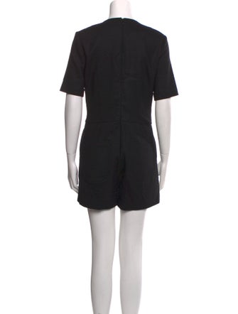 Adam Lippes Wool Crew Neck Romper