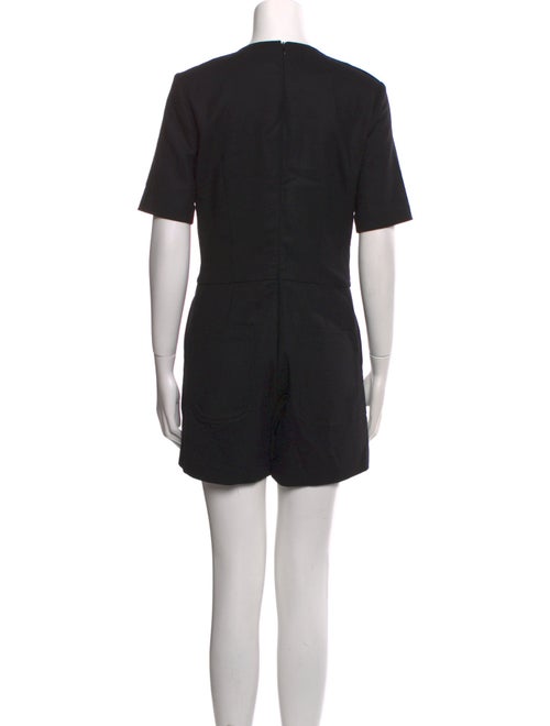 Adam Lippes Wool Crew Neck Romper