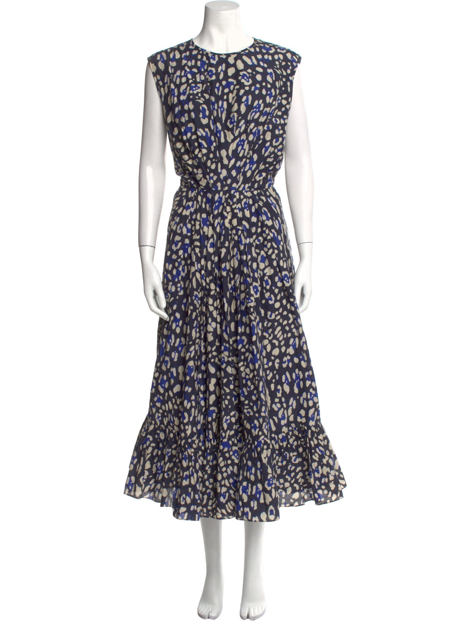 Adam Lippes Printed Long Dress