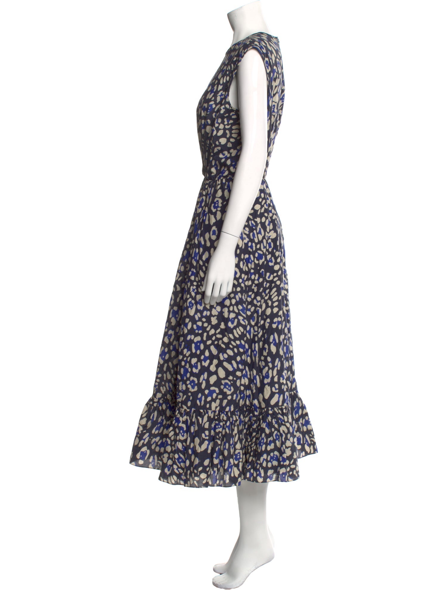 Adam Lippes Printed Long Dress