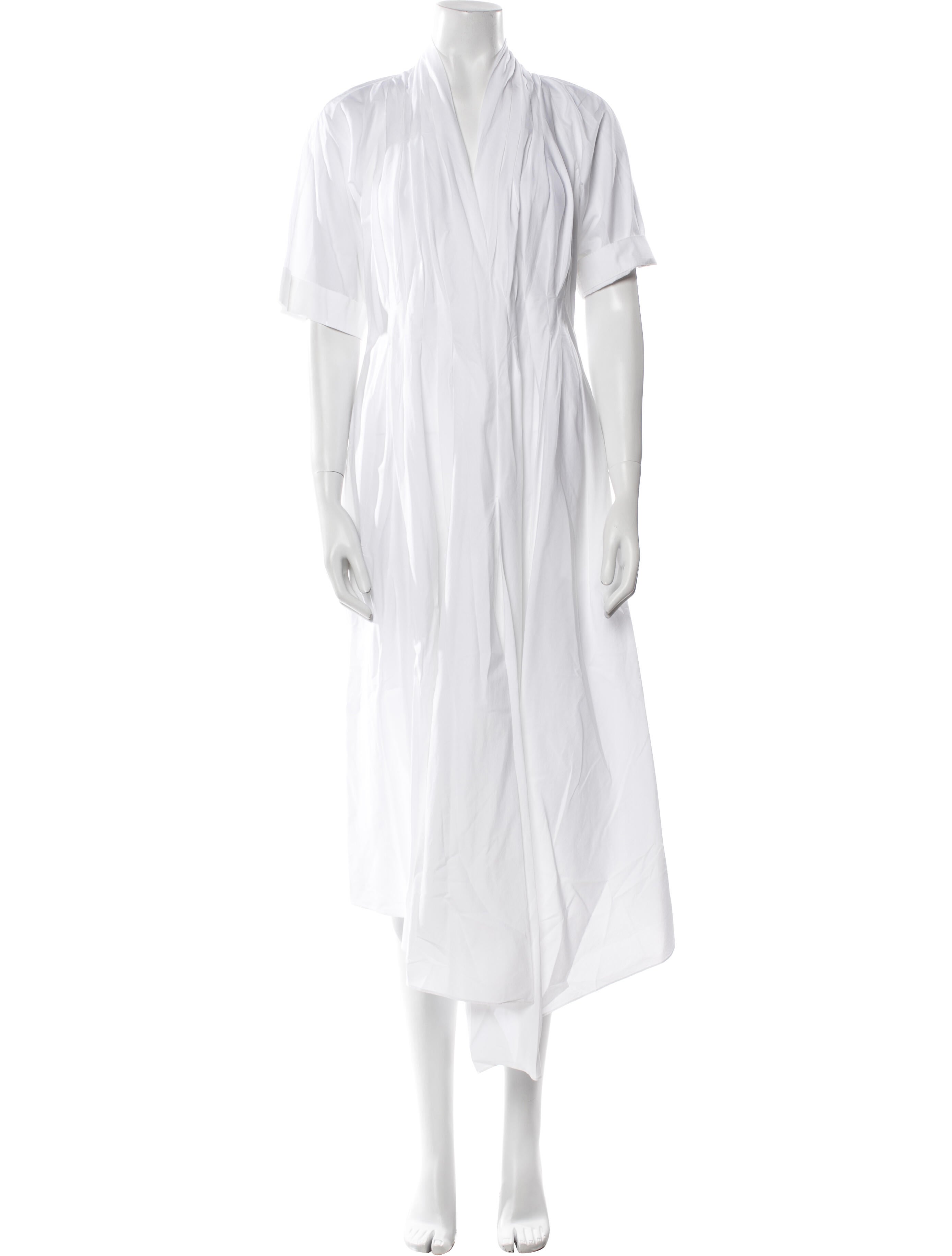 Adam Lippes V-Neck Long Dress