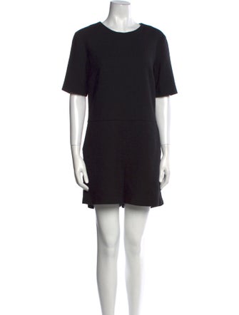 Adam Lippes Wool Scoop Neck Romper
