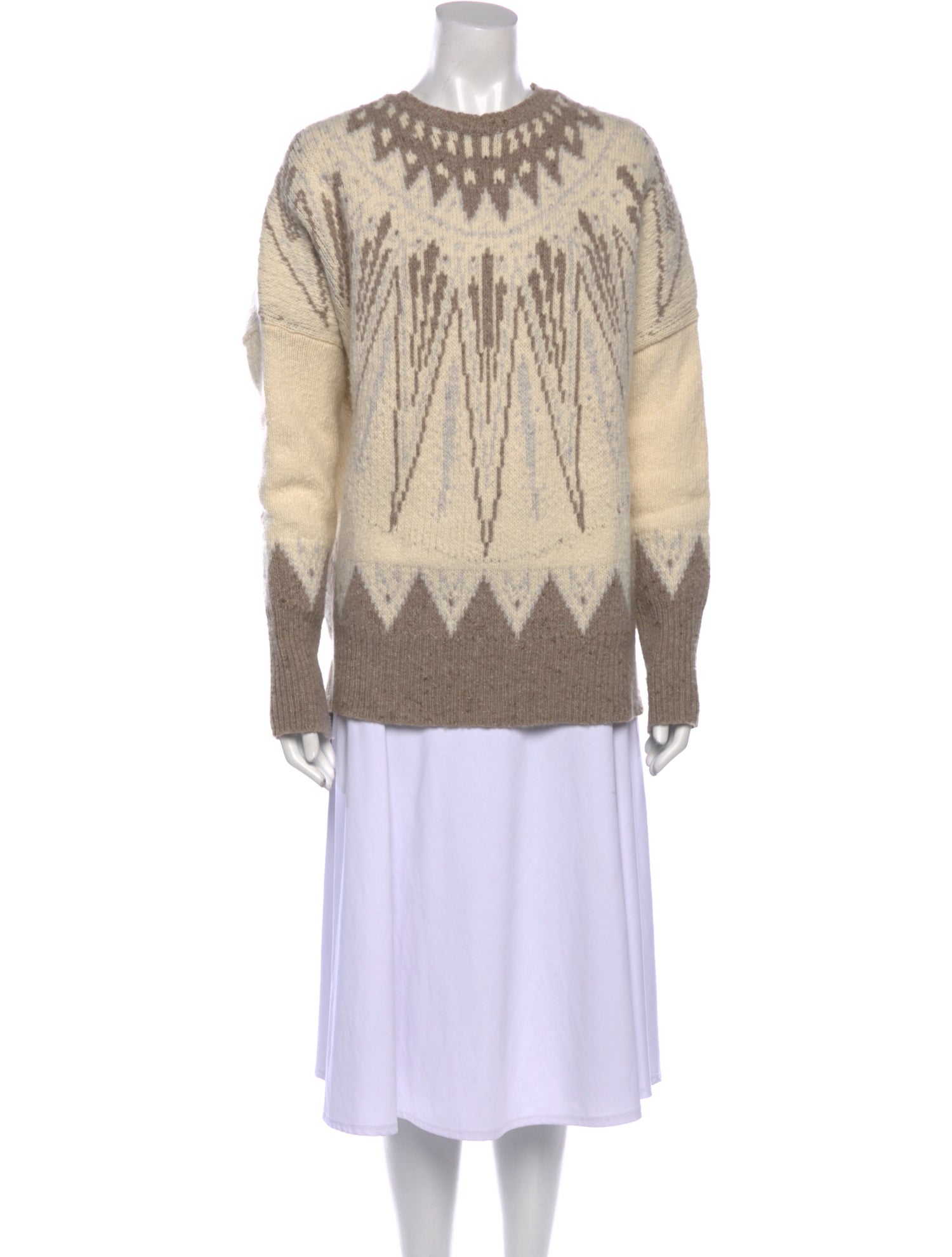 Adam Lippes Merino Wool Striped Sweater