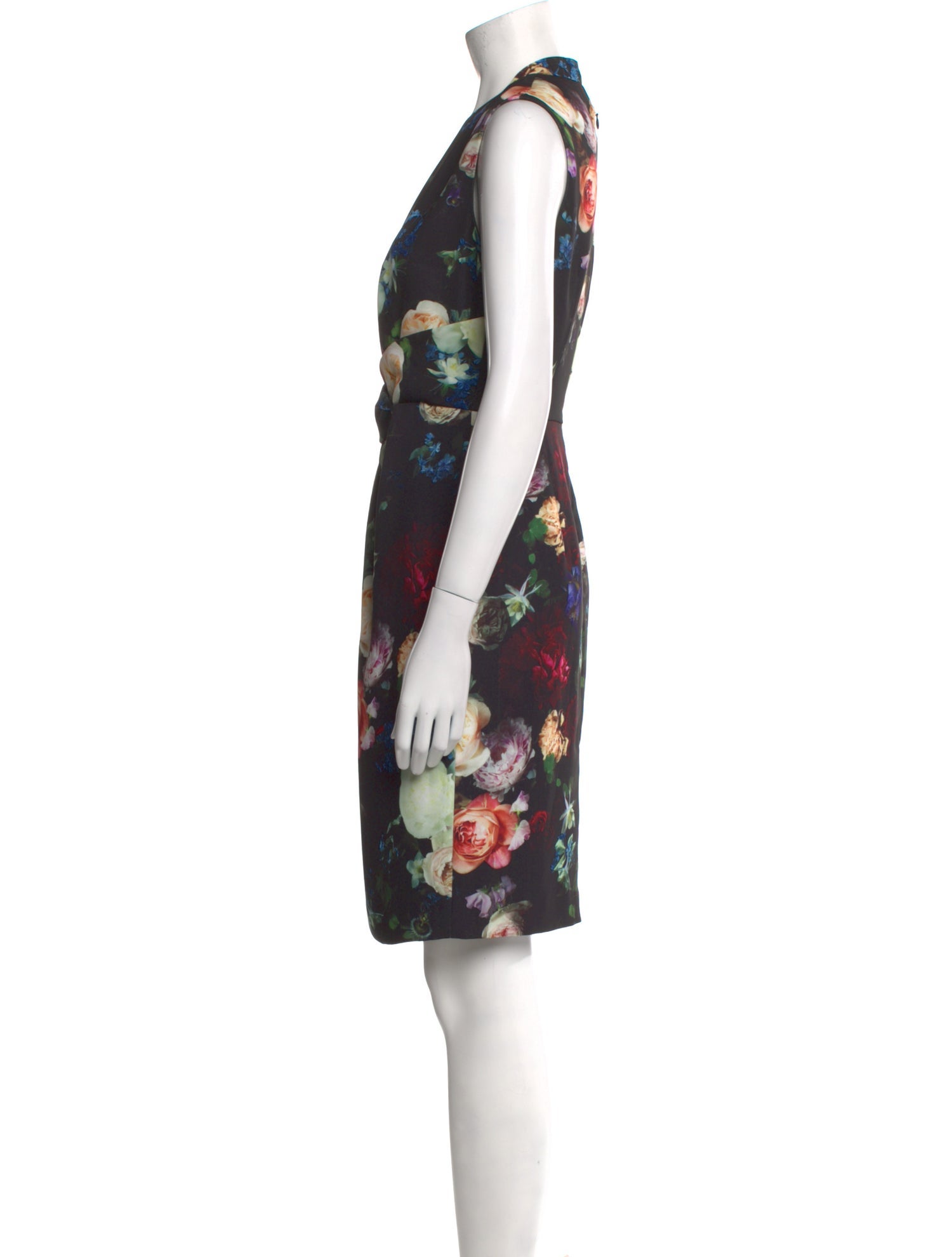 Adam Lippes Floral Print Knee-Length Dress
