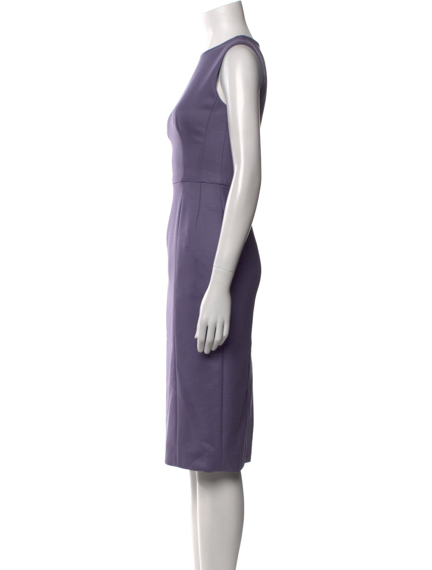 Adam Lippes Crew Neck Midi Length Dress