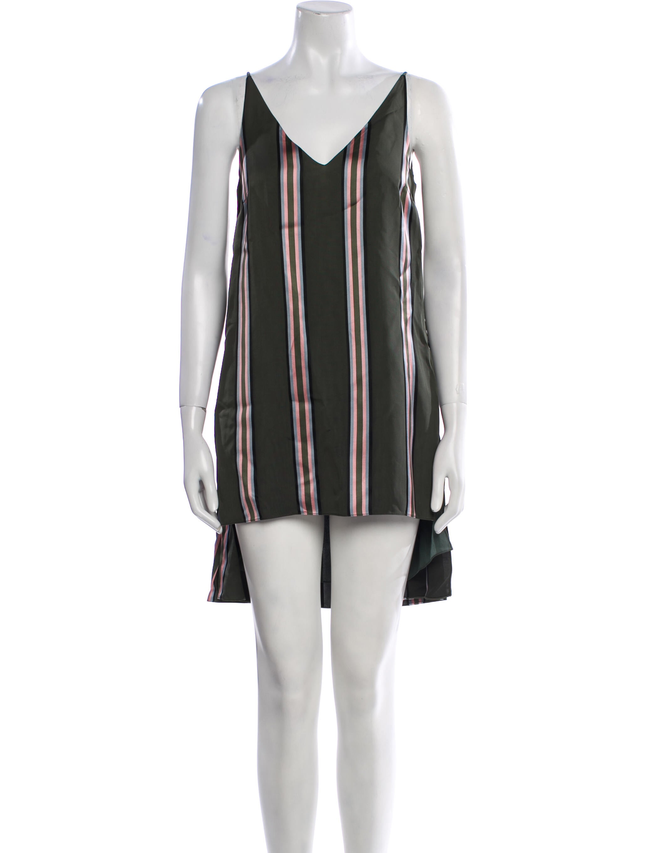 Adam Lippes Striped V-Neck Tunic w/ Tags